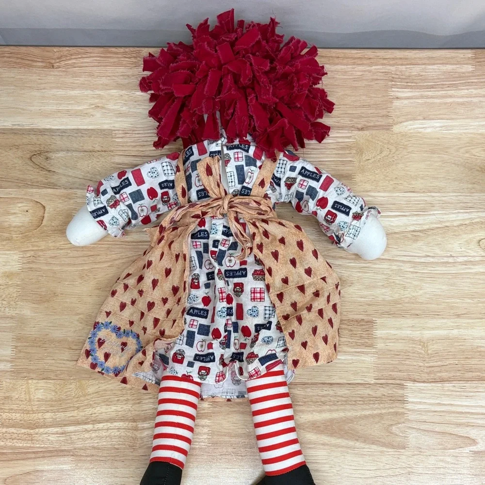 22” Vintage Rag Doll Handmade Raggedy Ann From 1999 - Picture 7 of 9
